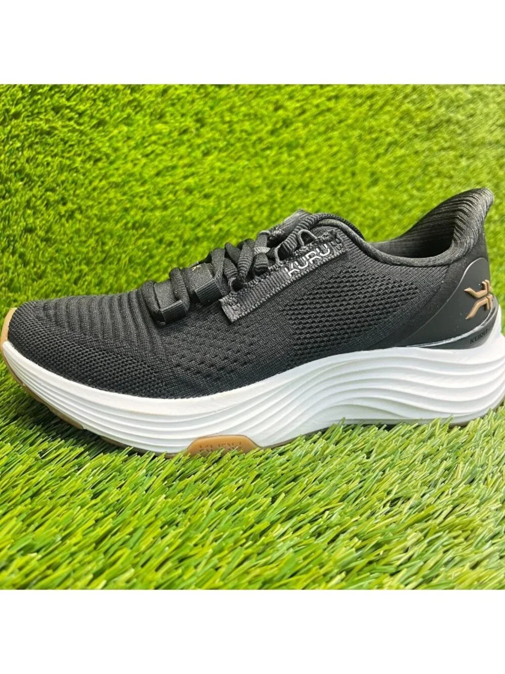 Kuru Atom 2 Womens Size 6.5 Black White Athletic Running Walking Shoes Sneakers